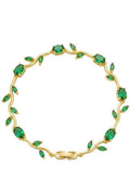 Green Leaf Stone Bracelet