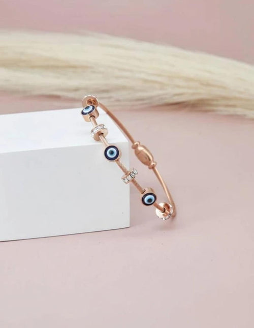 Blue Eye Chain Bracelet