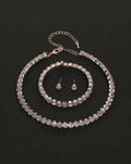 Silver Three Piece Stone Set